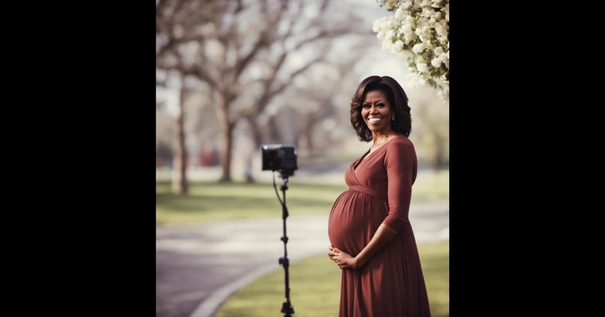 Are The Viral Photos of a Once-Pregnant Michelle Obama Real?