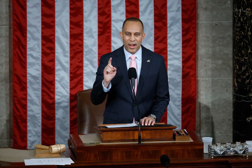 Hakeem Jeffries Goes Off the Deep End After Mike Johnson Is Elected Speaker, Compares Jan. 6 to Pearl Harbor and 9/11