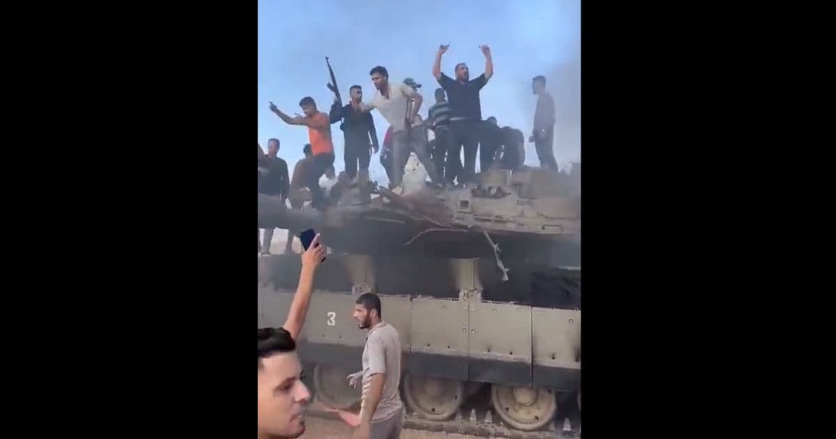 Watch: Israeli Tank Disabled, Crew Captured as Insane Footage Continues to Pour out of Holy Land