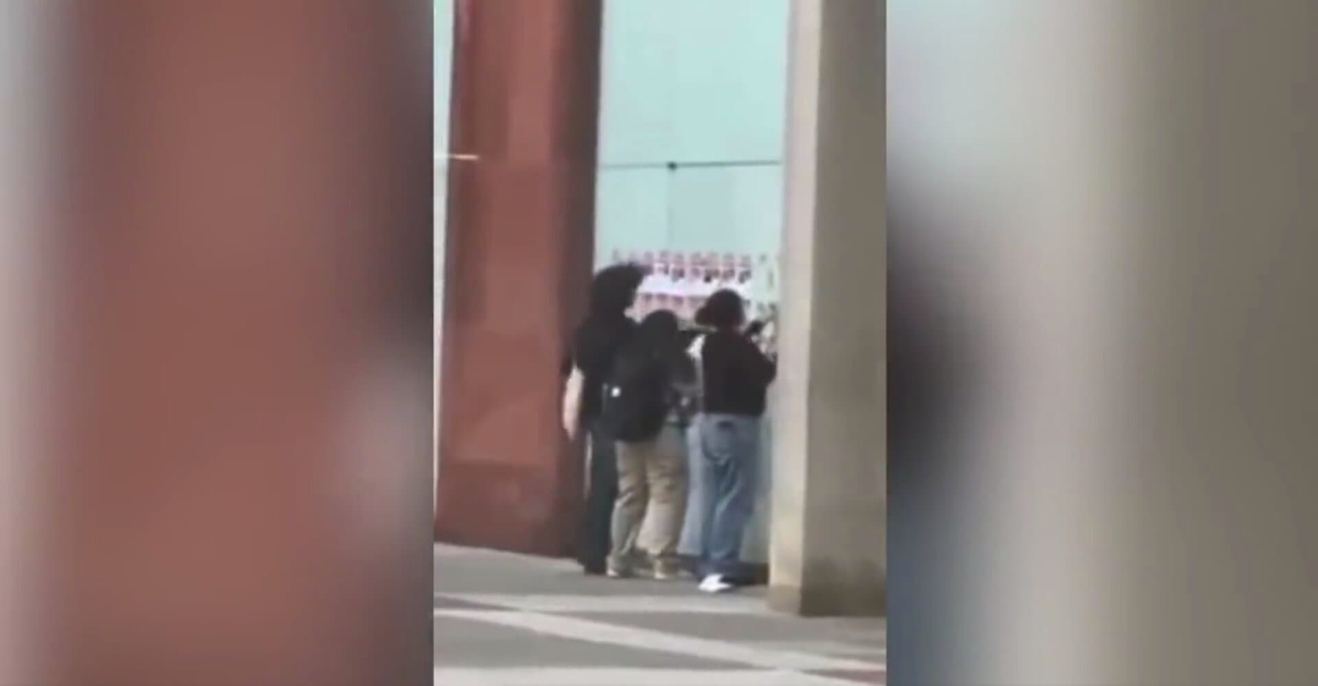 Video Captures People at NYU Tearing Down Posters Featuring People Kidnapped by Hamas