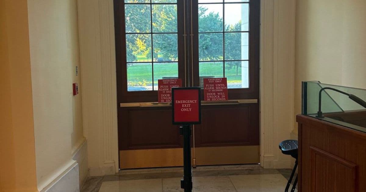 Critical Detail Seen in Alcove Where Rep. Bowman Pulled the Fire Alarm â Thereâs No Way He Didnât Notice This