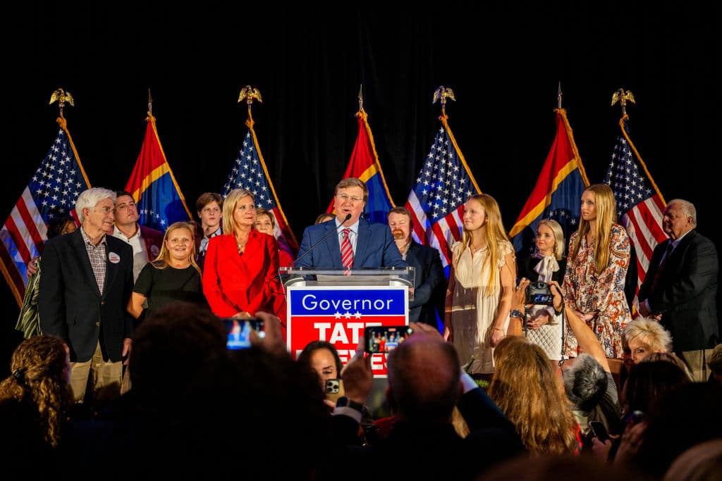Mississippiās GOP Gov. Tate Reeves Wins Second Term