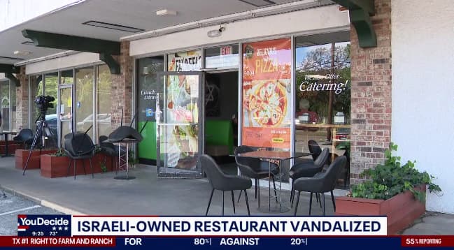 âCame In Through The Roofâ: Israeli Restaurant in Texas Vandalized By Burglar