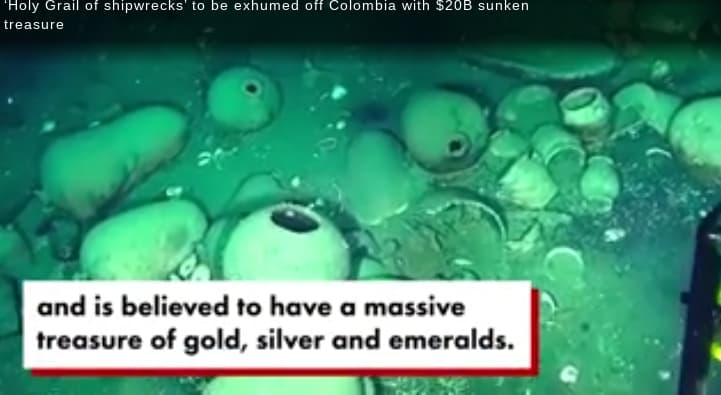 āHoly Grail of Shipwrecksā With Roughly $20 Billion in Sunken Treasure to Be Exhumed off Colombia