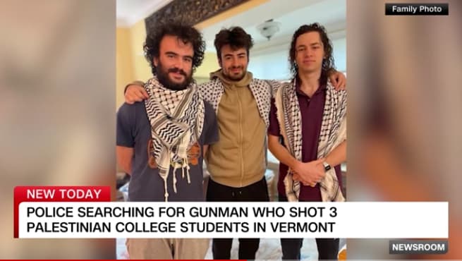 Suspect Arrested After Three Palestinian College Students Shot