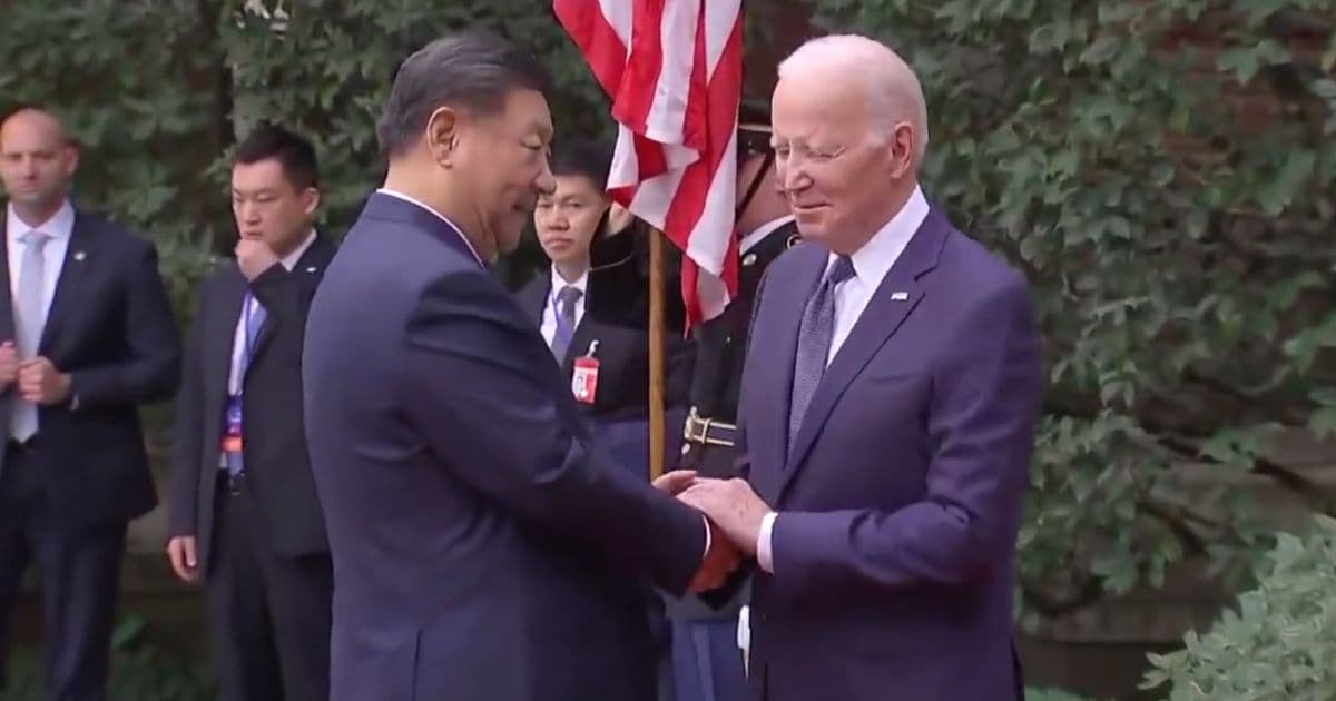 Watch: Biden Gives Warm Welcome to China’s Communist Dictator Xi Jinping