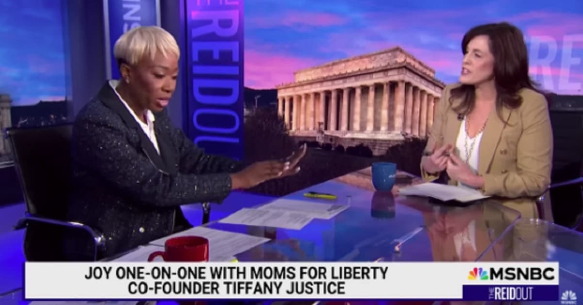 MSNBCâs Joy Reid Defends Lewd Book in Schools, Gets Obliterated Live on Air by Guest