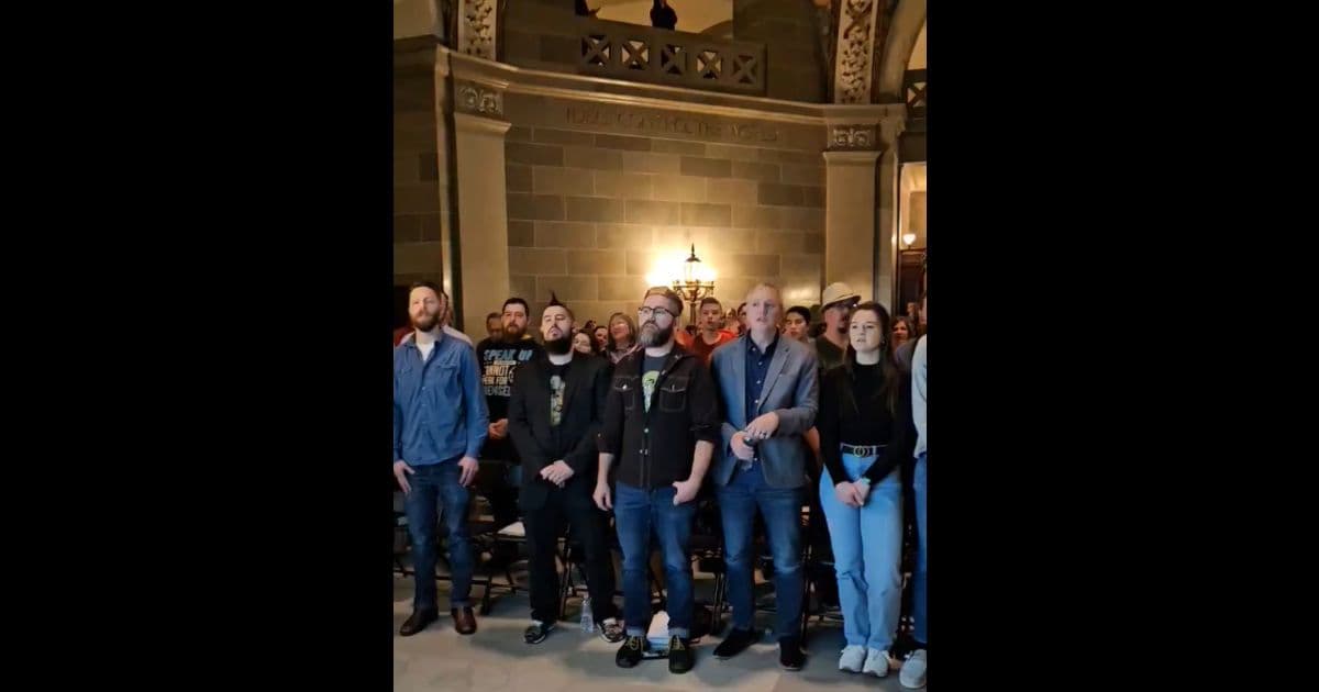 Watch: āAll Hail the Power of Jesusā Nameā Rings Out Through State Capitol as Christians Push to Abolish Abortion