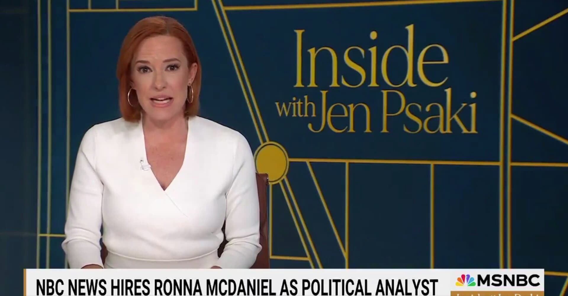 Psaki Complains About the âRight-Wing Ecosystemâ Comparing Her to Ronna McDaniel Being Hired by NBC