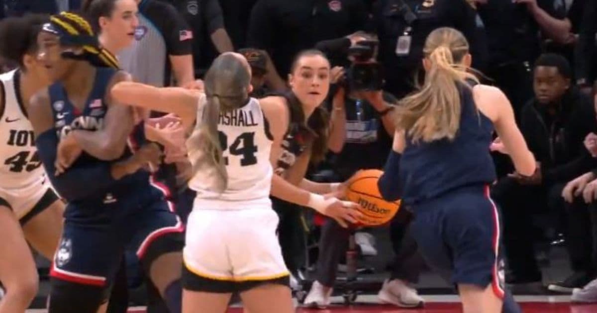 Watch: New Angle of Iowa-UConn Controversial Foul Shows What Really Happened – ‘Not Even a Debate’