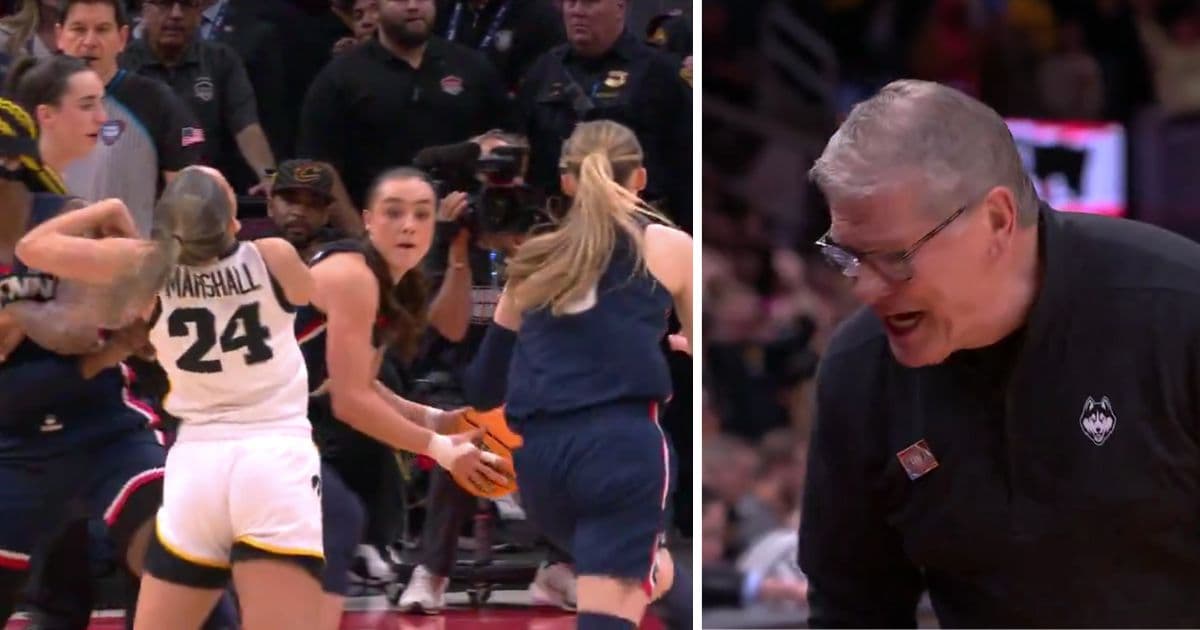Watch: Fans Enraged After Controversial Call Late into UConn-Iowa Game â âAwful Callâ