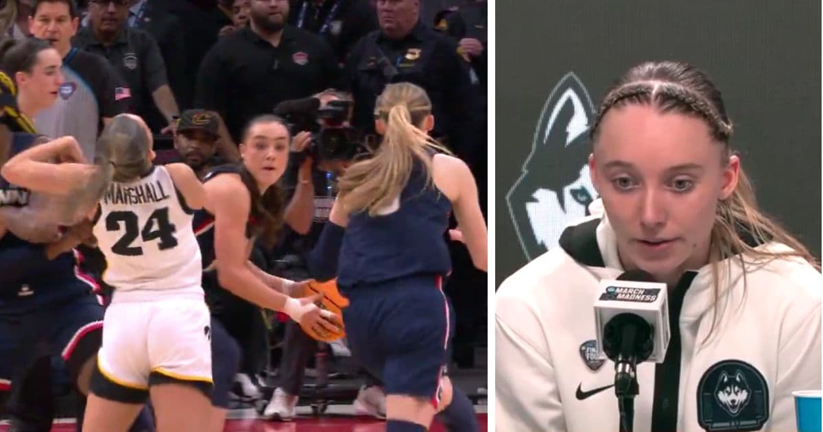Watch: Paige Bueckers Responds to Controversial Call in Game Against Caitlin Clark, Iowa â âA Lot of Mistakesâ
