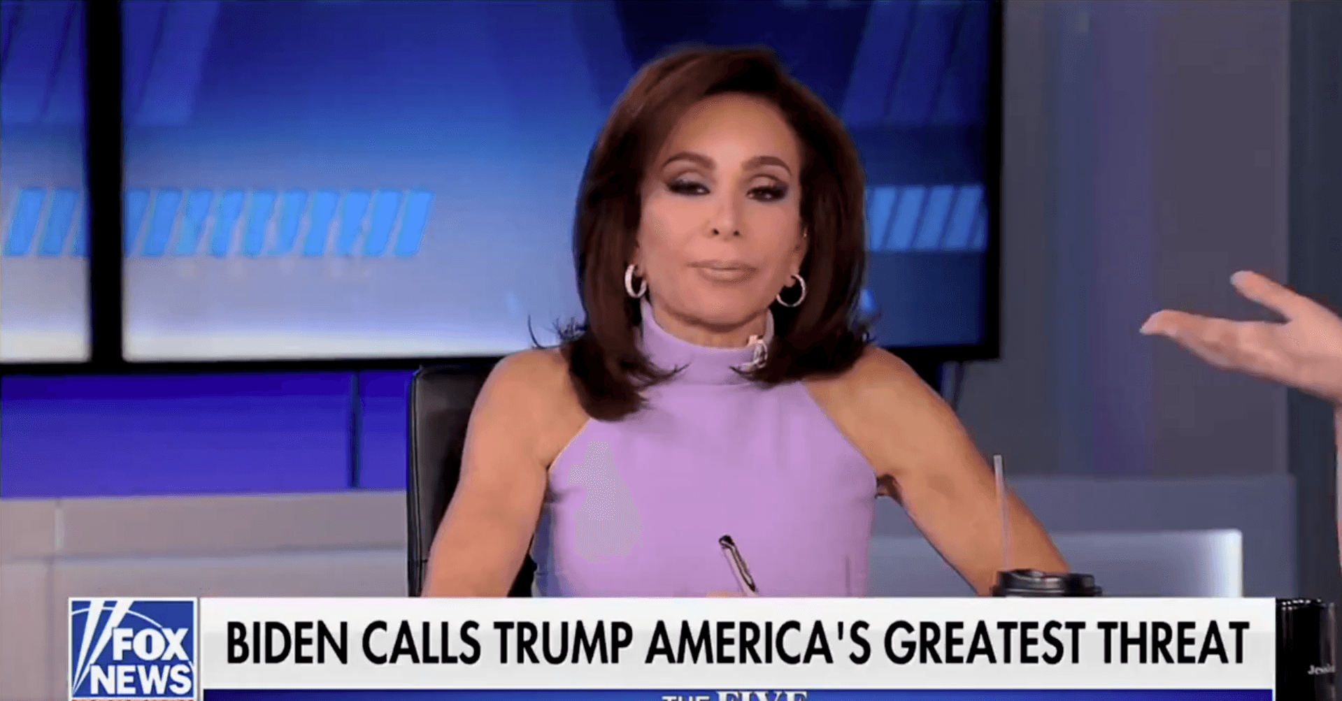Jeanine Pirro Spars With Liberal Co-Host Over Whether Trump is āAfraidā of āWhatās Going to Happenā in His Trials