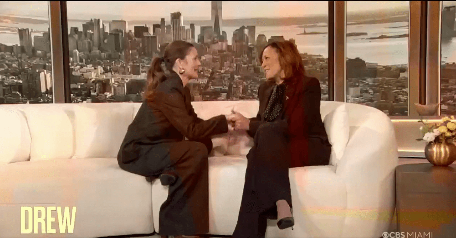 Drew Barrymore Makes People Uncomfortable Telling Harris She Needs to Be ‘Momala of the Country’