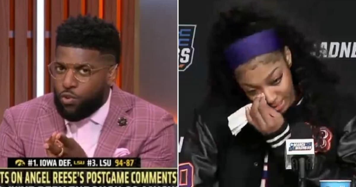 Watch: Sports Analyst Tears Into ‘Villain’ Angel Reese After She Cries to the Media – ‘Take the L’