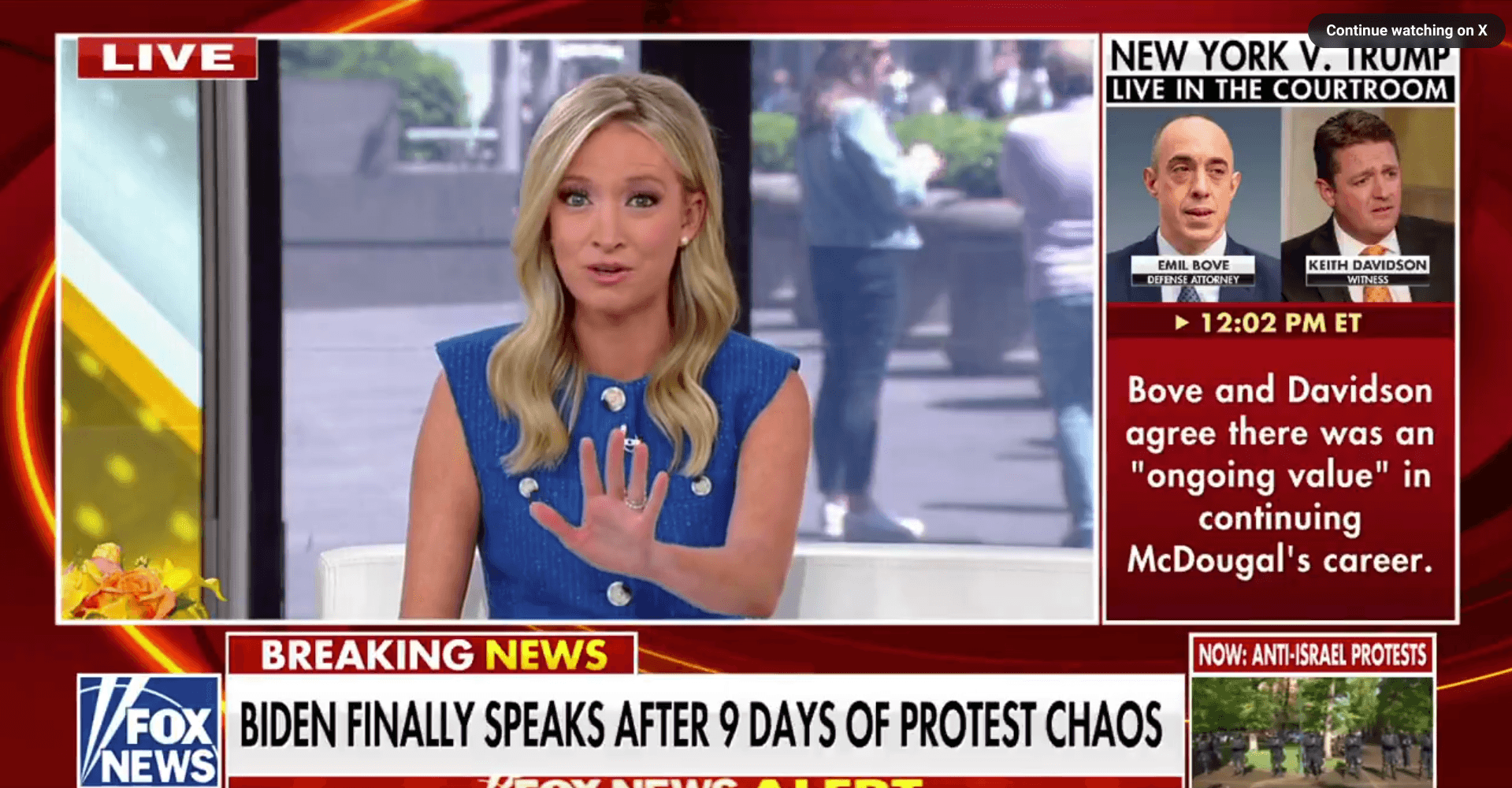 McEnany Rips the Press for Letting Biden ‘Get Away’ With Comments About Anti-Israel Protests