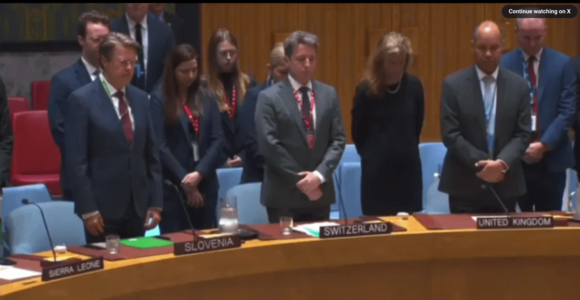 UN Security Council Blasted for Holding a Moment of Silence in Memory of Iranās President