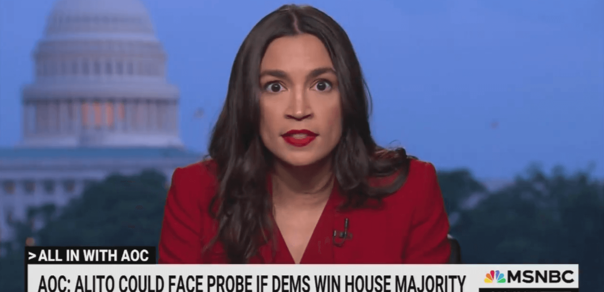 AOC Claims Justice Alito âIdentified Himselfâ With âThe Same People Who Raided the Capitolâ