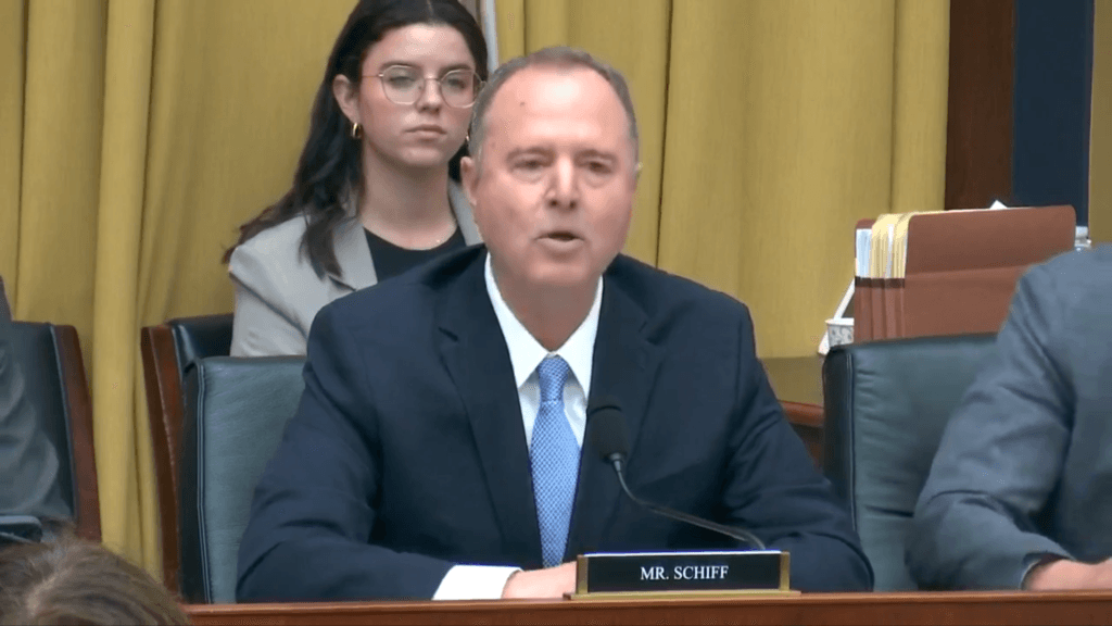 Adam Schiff Repeats The Same Word Over And Over, Presumably In Attempt To Make A Point