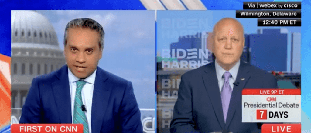 âWhy Is It So Close?â: CNN Host Presses Biden Campaign Co-Chair On Race Being Tight Despite Trumpâs Legal Issues