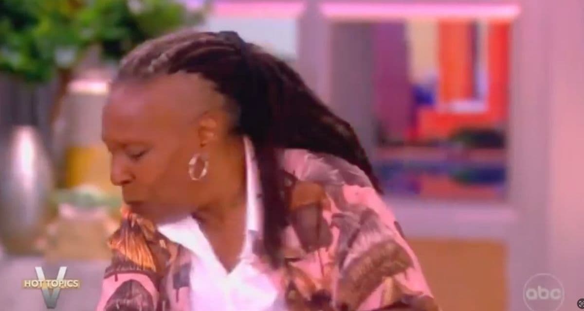 Whoopi Goldberg Acts Disgusted After Getting âTrickedâ Into Saying Trumpâs Name