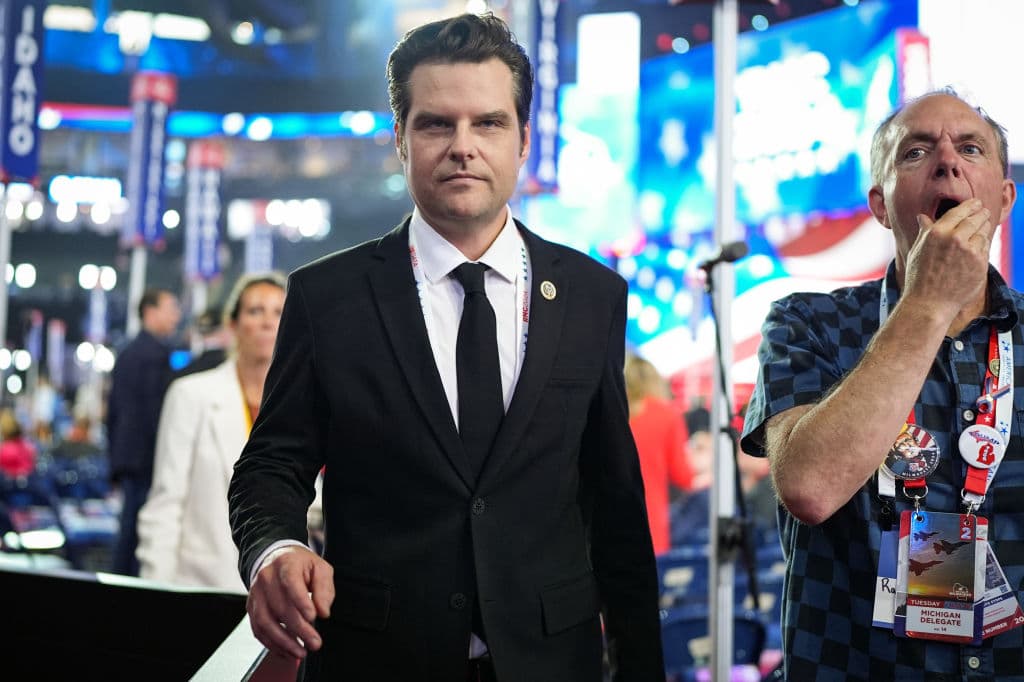Watch: Gaetz Tries to Interrupt McCarthy During an Interview at the RNC
