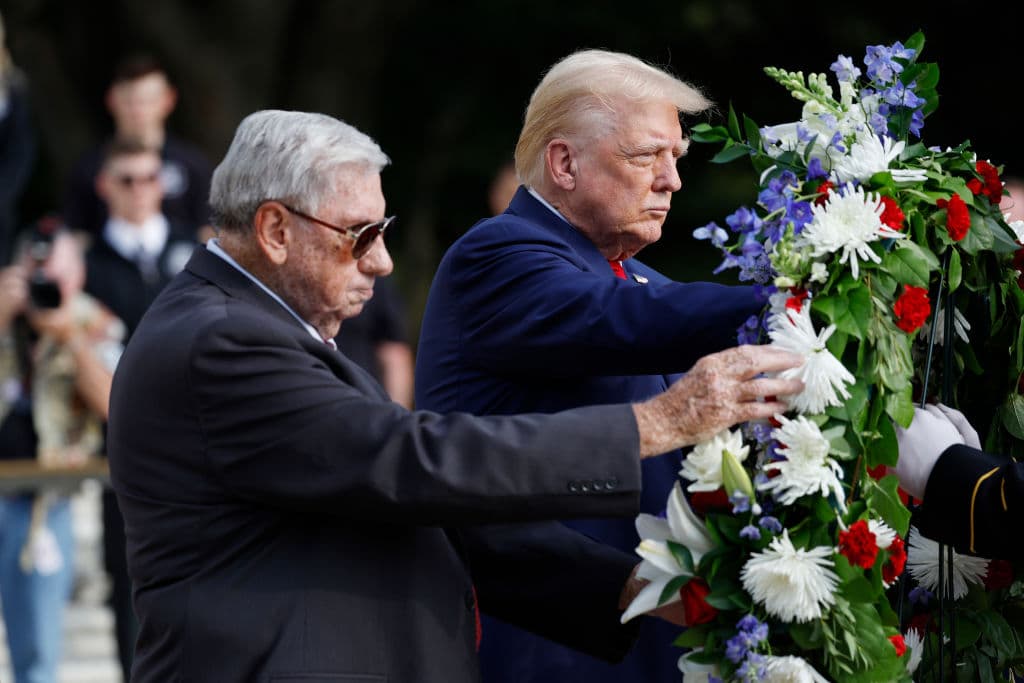 Trump Releases Video of Arlington Wreath Laying as Fallout Continues