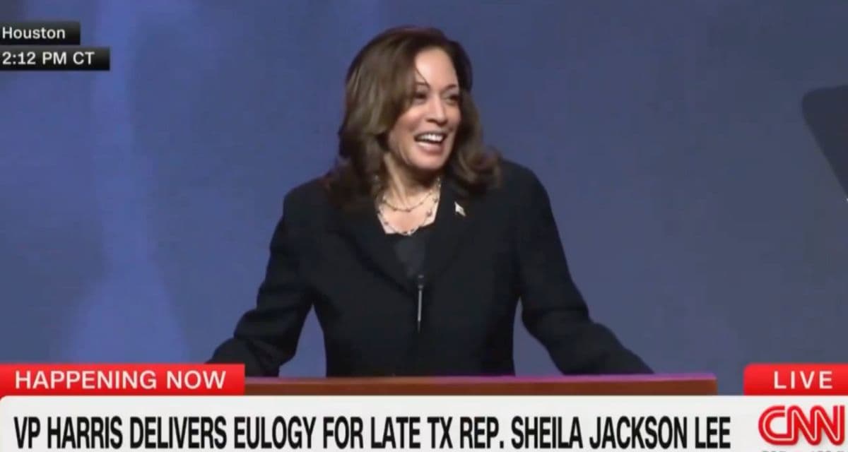 Watch: Harris Accidentally Calls Herself the President