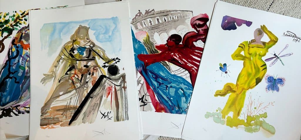 Forgotten DalĂ Prints Found In London Garage Set To Fetch Thousands At Auctionâ
â