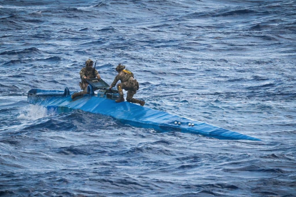 Royal Navy’s HMS Trent Seizes First ‘Narco Sub’ With £160m Cocaine Haul
