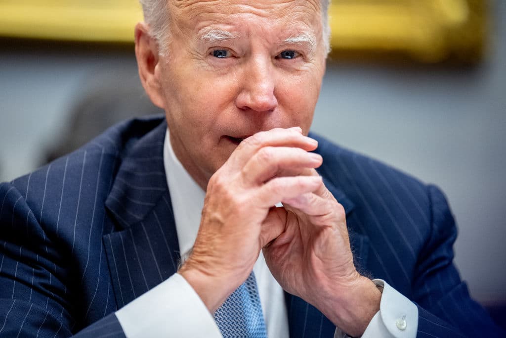 Biden Claims Trump Is ‘Running to Stay out of Jail,’ Says He Wants to ‘Watch That Sentence’