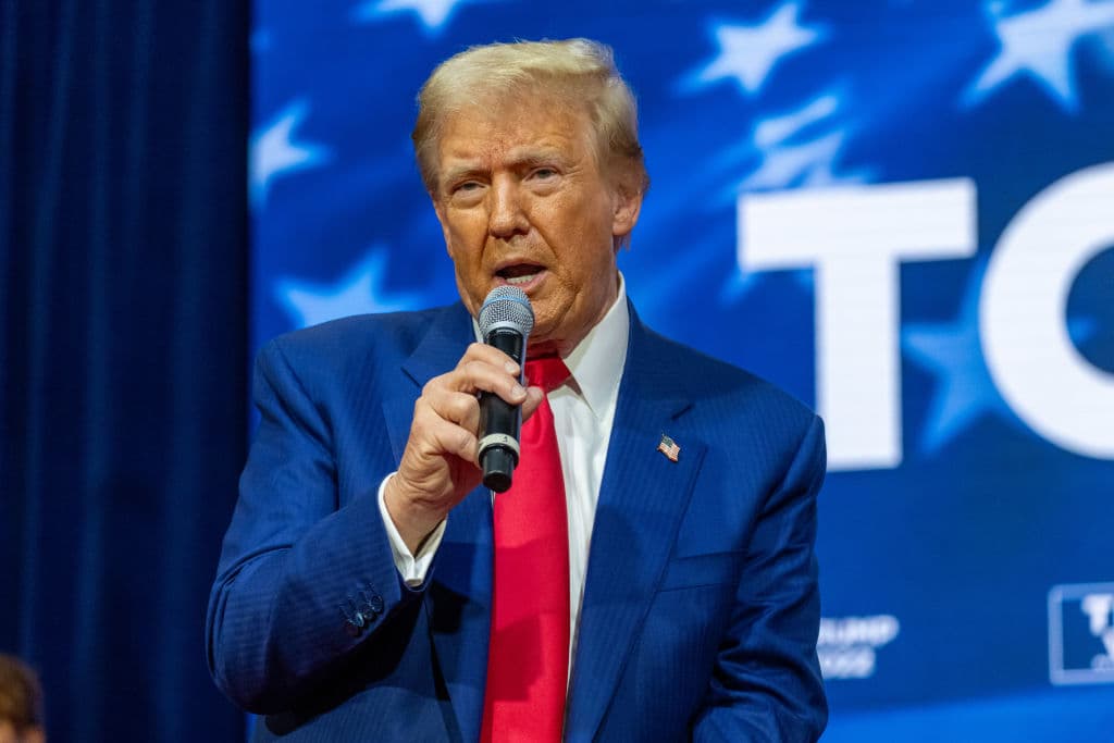 Watch: Trump Asked to Name 3 Virtues of Kamala Harris