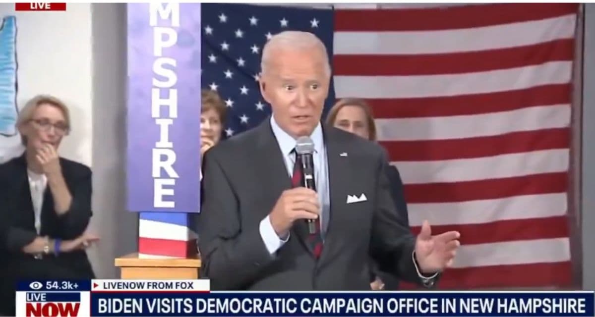 Biden Quickly Catches Himself After Saying āWe Got to Lockā Trump up ā Gets Roasted