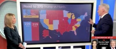 CNNâs John King Breaks Down Candidatesâ âEasiestâ Paths To Victory On Election Day
