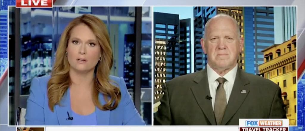 āIf You Want Something, Come Get Someā: Tom Homan Responds To Threats Live On Air
