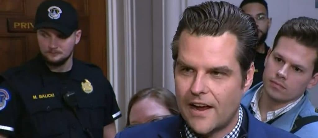 RICK MANNING: Why Matt Gaetz Makes Sense As Attorney General
