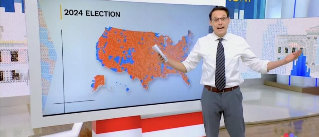 âAll That Redâ: MSNBCâs Kornacki Highlights Stark Divide Between Trump And Harris Voter Demographics, ValuesÂ