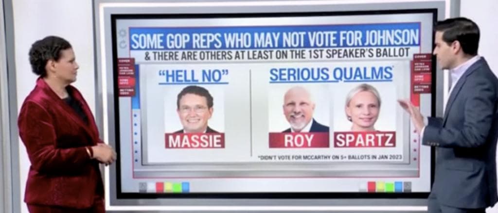 CNNâs Harry Enten Breaks Down Mike Johnsonâs Chances Of Getting Reelected Speaker