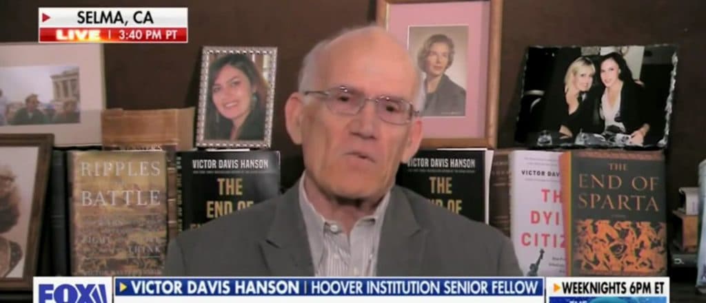 âOn The Wrong Side Of Public Opinionâ: Victor Davis Hanson Predicts Further Decline In Demsâ Ratings After DNC Event