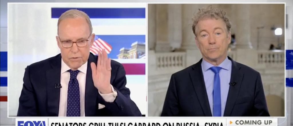 Rand Paul Hits Back At Kudlow On Snowden, Says Whistleblower Was āFaithful To The Constitutionā