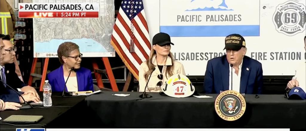 Trump Tells LA Mayor âI Know My Peopleâ As He Slams Her For Slow Fire Cleanup