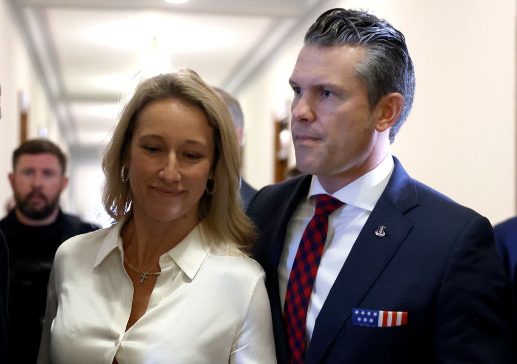 Report: Hegsethās Wife In Meetings Where āSensitive Information Was Discussedā