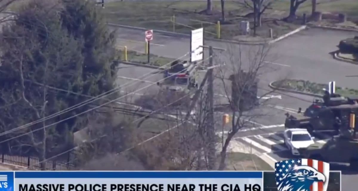 Breaking: Massive Police Presence Near CIA Headquarters for āBarricade Incidentā