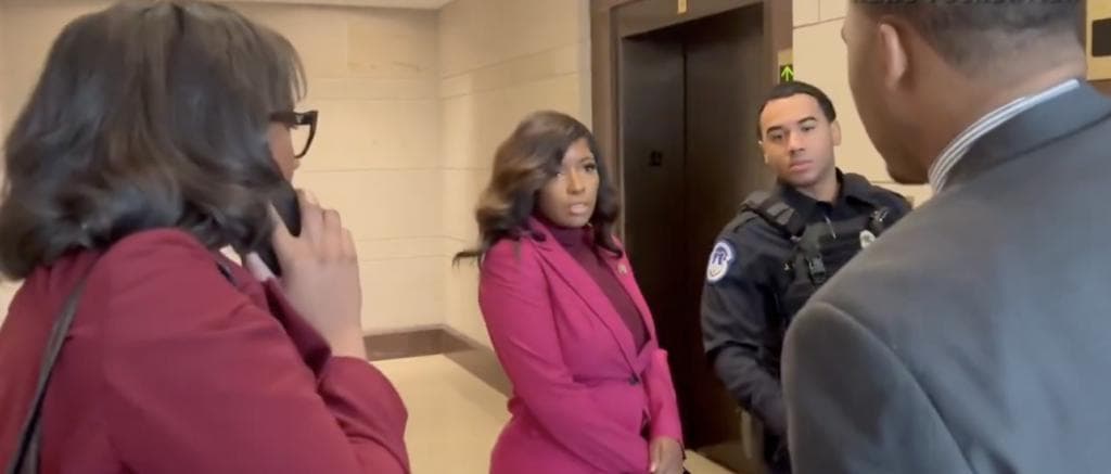 GOP Rep Who Was Right Next To Jasmine Crockett When She Swiped At Cameraman Disputes Demâs Tale