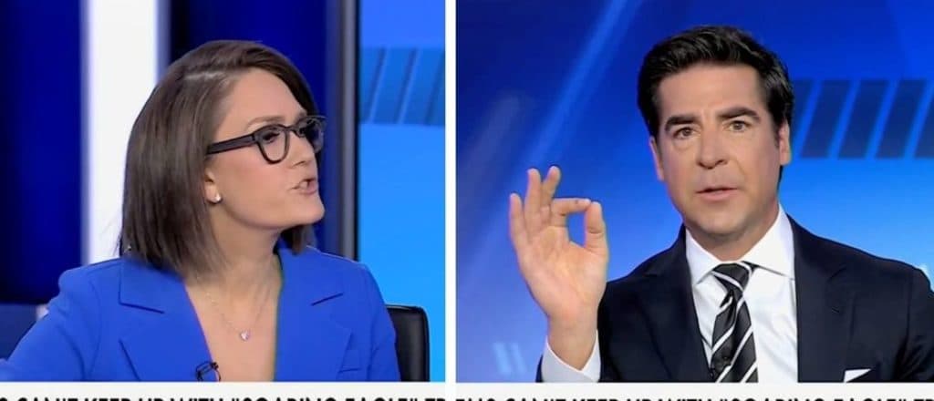 âYou Canât Get So Freaked Outâ: Jesse Watters Triggers Democrat Strategist By Telling Her Not To Panic On Tariffs
