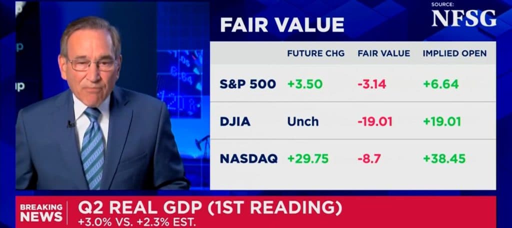 CNBCâs Rick Santelli Touts âBetter Than Expectedâ GDP Numbers Under Trump