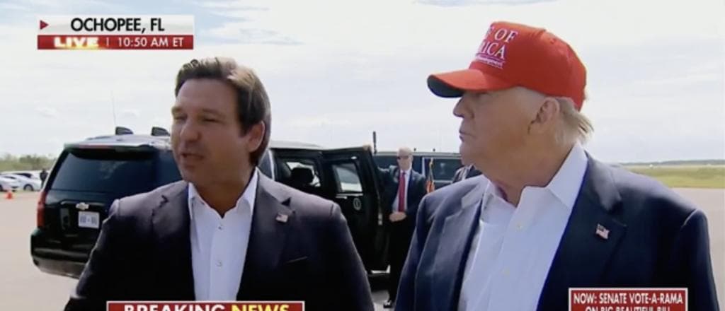 Trump Warm To DeSantisâ Idea For Using National Guardsmen As Immigration Judges At Alligator Alcatraz
