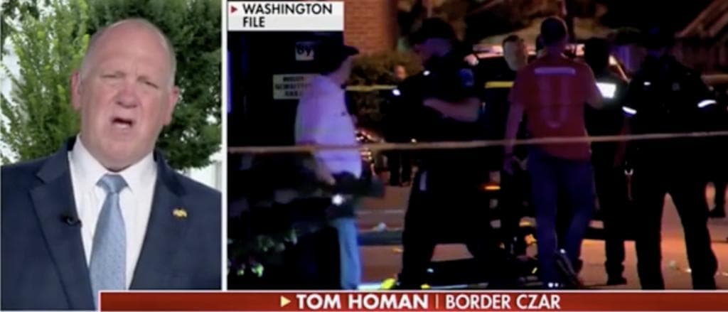 Tom Homan Flags Overlooked Detail About Trump’s DC Takeover