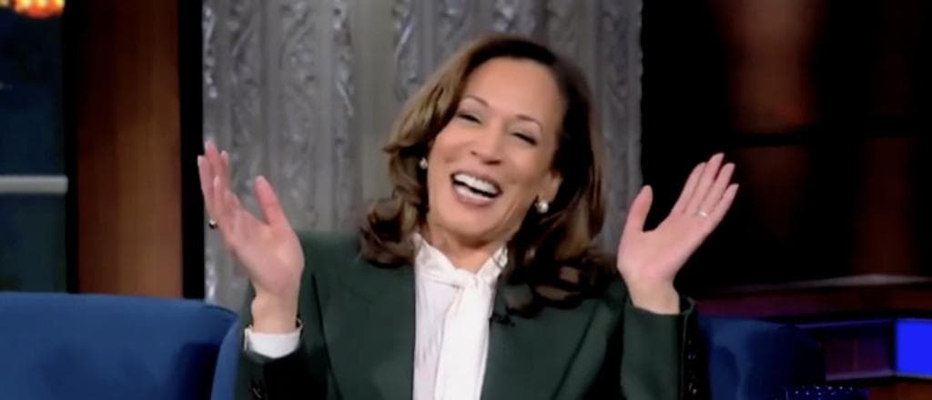 Watch As Kamala Harris Laughs Hysterically When Asked What Her Upcoming Book Is About