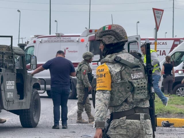 Eight Captured Gulf Cartel Gunmen Injured During Crash in Mexican Border State